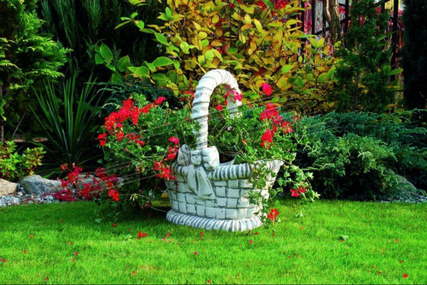 Figura Maceta de flores Maceta de plantas Decoración Blanca Figura Macetas de jardín