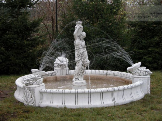 Fuente Figura Estatua Figuras Escultura Estatuas Esculturas Antiguo Jardín