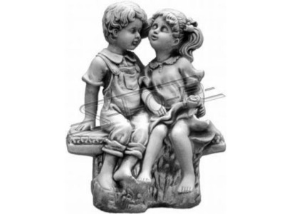 40cm Escultura decorativa Diseño Figura Estatua Gris Figuras de jardín Estatuas naturales