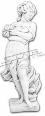 La escultura de mujer de 122 cm es una figura de diseño para jardín.