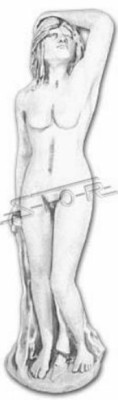 Mujer 98cm Escultura Diseño Figura Estatua Jardín Figuras Estatuas