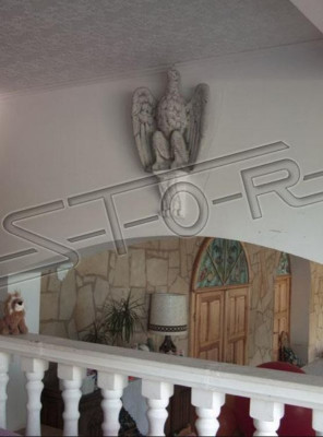 Decoración de jardín, estatua de águila, escultura, figuras, esculturas, figura de diseñador.