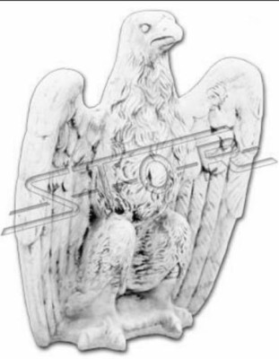 Decoración de jardín, estatua de águila, escultura, figuras, esculturas, figura de diseñador.