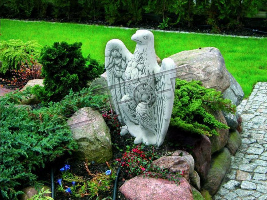 Decoración de jardín, estatua de águila, escultura, figuras, esculturas, figura de diseñador.
