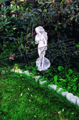 Decoración de jardín 58cm Venus terraza piedra figuras figura decorativa.