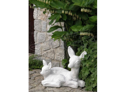 Decoración de jardín Bambi Terraza Figuras de piedra Figura Estatua decorativa