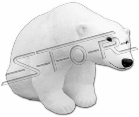 Decoración de jardín Estatua de oso polar Escultura Figuras Esculturas Diseñador