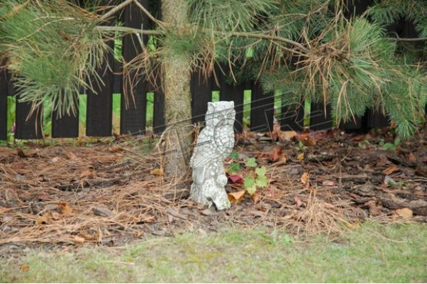 Decoración de jardín Búho Naturaleza Terraza Piedra Figuras Figura Estatua Decorativa