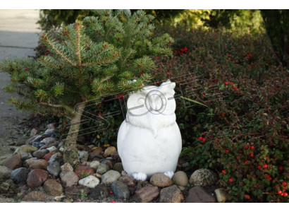 Decoración de jardín Búho Terraza Piedra Figuras decorativas Figura Estatua de la naturaleza
