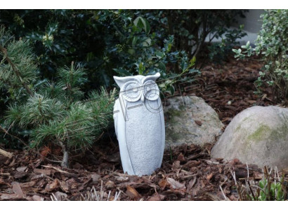 Decoración de jardín Búho Terraza Figuras de piedra Figura decorativa Estatua de la naturaleza