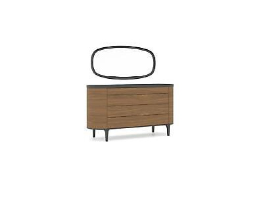 Cómoda con espejo diseño armario de lujo estilo moderno muebles de dormitorio nuevos