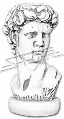 Adam Busto Escultura Diseño Figura Estatua Jardín Figuras Estatuas