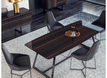 Mesa de comedor de lujo con 4 sillas, juego completo de comedor Nuevo, muebles de diseño moderno de 5 piezas.
