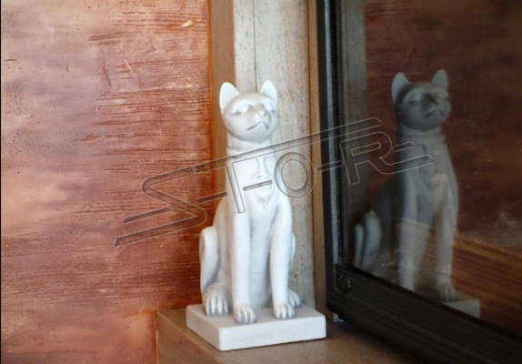Estatua de gato egipcio figura estatuas decoración de jardín terraza