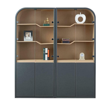 Armario de archivos Estante Práctica Bufete Gabinete Vitrina - Muebles de lujo Decoración Oficina