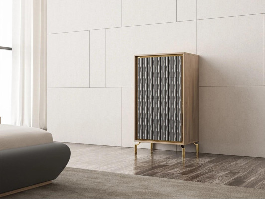 Nueva cómoda de lujo dormitorio diseño moderno armario muebles de madera.