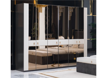Armario de dormitorio de madera muebles de estilo italiano armarios guardarropa nuevo