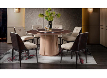 Grupo de lujo con conjunto de sillas diseño de respaldo Muebles de lujo Comedor de madera 4 sillas