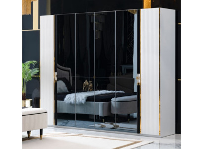 Armario Muebles Armario Estilo italiano Armarios de lujo Dormitorio Oro