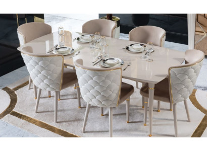 Mesa de comedor Mesa Mesas Moderno Madera Comer Comedor Diseño Estilo italiano Nuevo