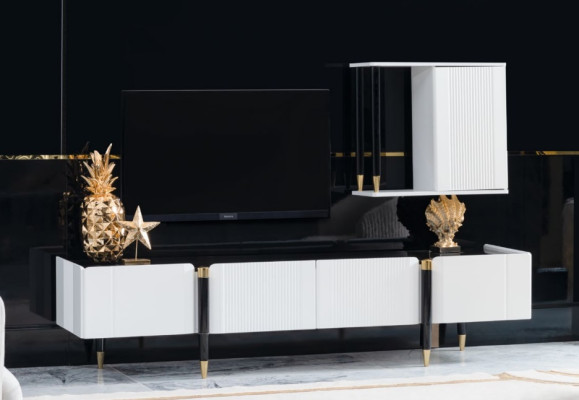 Aparador de armario de televisión de madera, aparador de bajo diseño de cómoda para muebles nuevos, armario de pared rtv.