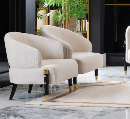 Textil 2x Sessel Polster Stühle Gastro Stoff Esszimmer Neu Design Stuhl Set  Textil 2x Silla Tapizada Sillas de Restaurante de Tela Comedor Nuevo Diseño Juego de Sillas