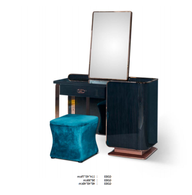 Tocador de madera negro consolas diseño moderno muebles lujo dormitorio nuevo.
