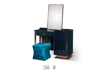 Tocador de madera negro consolas diseño moderno muebles lujo dormitorio nuevo.