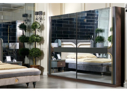 Armario de ropa Diseño Armarios Espejo Mueble Armario Estilo italiano
