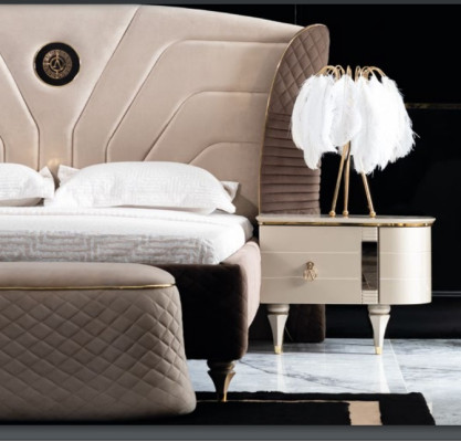 Mueble de mesita de noche moderno.
