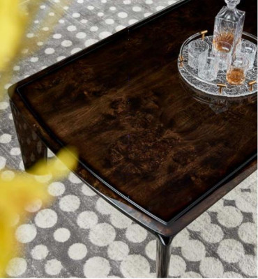 Mesa de centro, armario, cómoda, sofás de lujo, muebles de diseño de madera para salón.