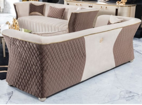 Moderno juego de sofás elegantes de lujo 3+3+1+1 asientos Sofás de diseño Muebles tapizados Sofás