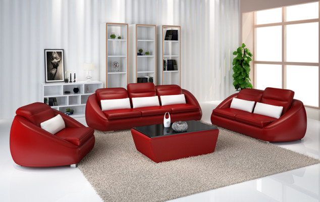 Conjunto de sofás de lujo 3+1+1 asientos salón muebles de diseño sofá sofá