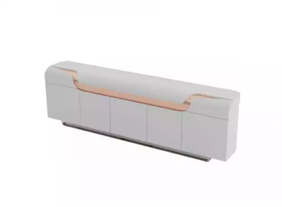 Mueble de oficina cómoda de oficina Muebles de diseño Armario Lowboard Blanco