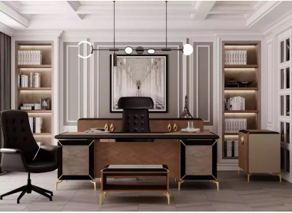 Muebles de oficina modernos, mesa lateral, escritorio, escritorio de esquina, cómoda.