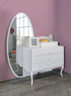 Moderno cómoda de madera para dormitorio juvenil infantil blanco muebles diseño nuevo.