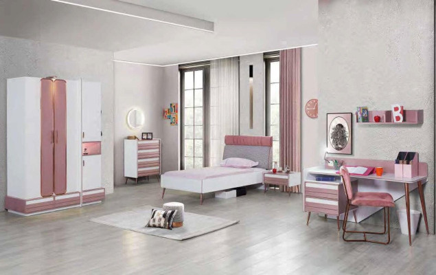 Escritorio Mesa de computadora Mueble Niña Mesas Mesa Madera Muebles de dormitorio