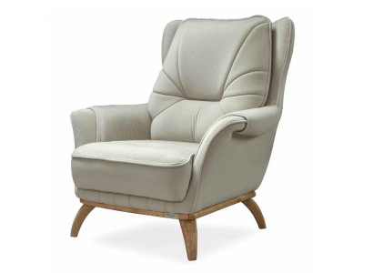 Sillón Acolchado Asiento Diseño Sofá Sillón Relajarse Cuero Artificial Salón Sala de estar