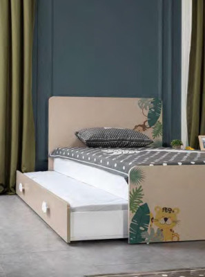 Camas Diseño Dormitorio Cama Individual Habitación Infantil Niña Decoración Nueva.