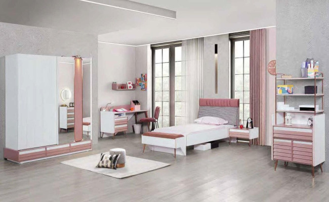 Habitación infantil Habitación juvenil Armario Armario infantil Armario para ropa Bicolor