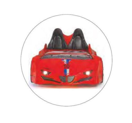 Cama de coche para niños en la habitación de los niños, cama de auto colchón cama infantil camas muebles nuevos