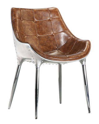 Diseño Sillón Sillas Asiento Respaldo Oficina Comedor 1 Silla Silla de Cuero