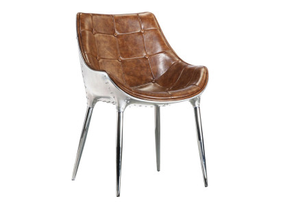 Diseño Sillón Sillas Asiento Respaldo Oficina Comedor 1 Silla Silla de Cuero