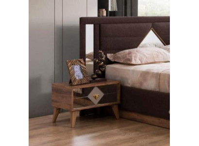 Mesita de noche diseño consola mesas auxiliares dormitorio madera lujo consolas nuevo.