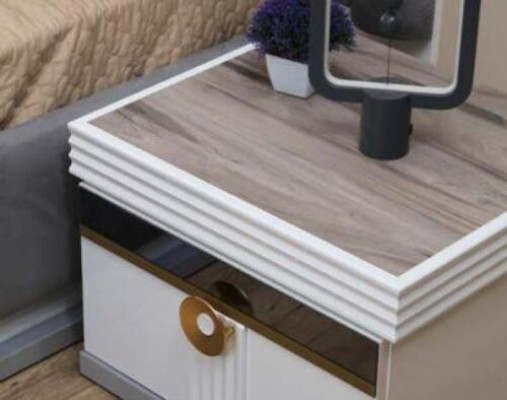 Dormitorio Lujo Mesitas de Noche de Madera Mesita de Noche Consola de Noche Mesa Auxiliar de Diseño