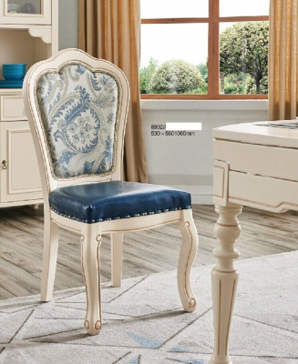 Silla Sillas Diseño Sillón Madera Tapizado Muebles clásicos de comedor Madera auténtica