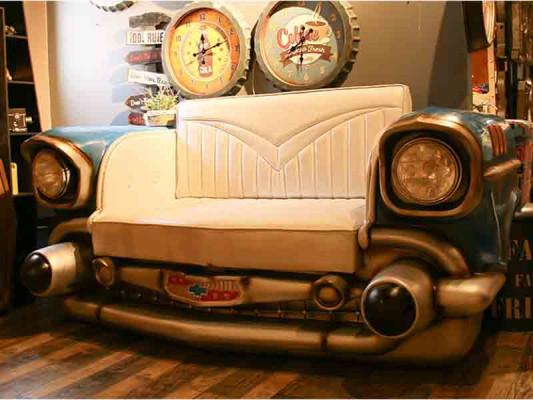 Autosofa Sofá Sofá Sofá Cadillac EE. UU. Decoración Estilo Americano Muebles Sofás Sofás