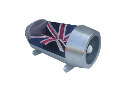 Sofá de aluminio Sofá de cuero Muebles Motor de chorro de avión Muebles de lujo Jack Union Nuevo
