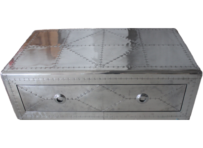 Mesita auxiliar de estilo vintage de avión Aviator para sala de estar, mesa nueva