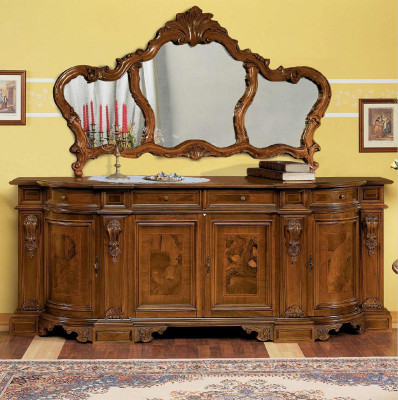 Aparador Cómoda Espejo Madera Consola Cómoda Cajones Consolas